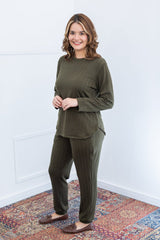 Conjunto Suíça – Calça Jogger e Blusa de Manga Longa em Lãzinha Mousse - Naguirre Shop