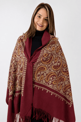Echarpe Bordado Flanelado - Naguirre Shop