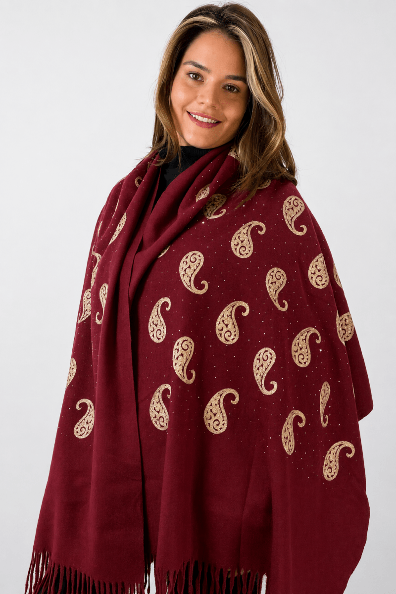 Echarpe Bordado Flanelado - Naguirre Shop