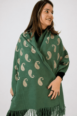 Echarpe Bordado Flanelado - Naguirre Shop