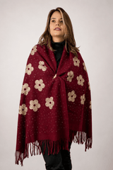 Echarpe Bordado Flanelado - Naguirre Shop
