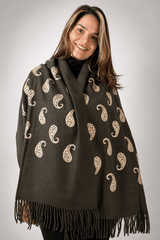 Echarpe Bordado Flanelado - Naguirre Shop