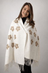 Echarpe Bordado Flanelado - Naguirre Shop