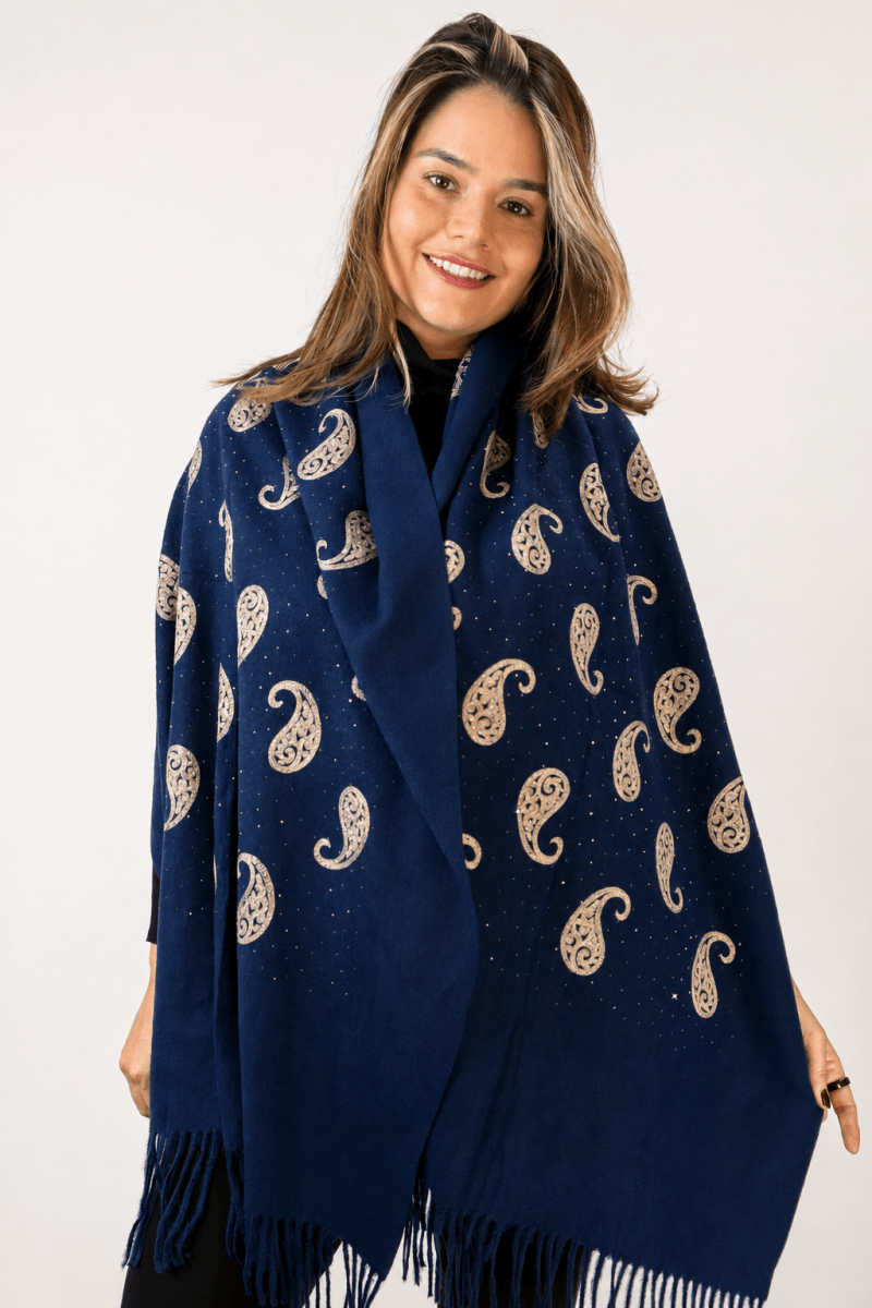 Echarpe Bordado Flanelado - Naguirre Shop