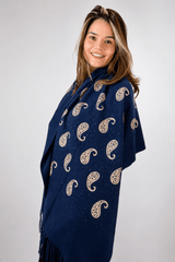Echarpe Bordado Flanelado - Naguirre Shop