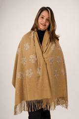 Echarpe Bordado Flanelado - Naguirre Shop