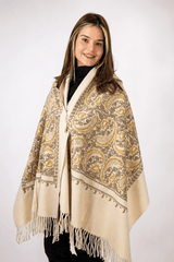 Echarpe Bordado Flanelado - Naguirre Shop