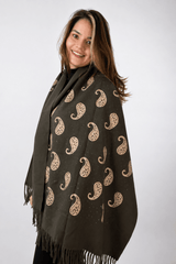 Echarpe Bordado Flanelado - Naguirre Shop