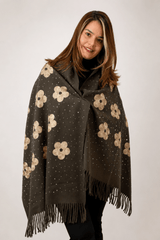 Echarpe Bordado Flanelado - Naguirre Shop