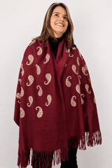 Echarpe Bordado Flanelado - Naguirre Shop