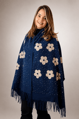 Echarpe Bordado Flanelado - Naguirre Shop