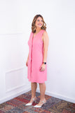 Vestido Vanessa – Midi Regata Ajustável em Viscose Marrant