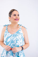 Vestido Paty – Decote Redondo e Alças Ajustáveis em Crepe