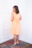 Vestido Vanessa – Midi Regata Ajustável em Viscose Marrant