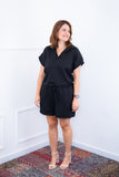 Conjunto Salvador - Bermudinha e Blusa em Linho Light
