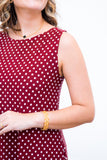 Vestido Malha Confort Regata Midi Sofia