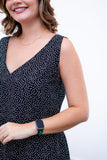 Vestido Regata Longuete com Decote V em Viscolinho Gabriela