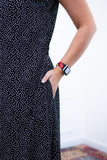 Vestido Regata Longuete com Decote V em Viscolinho Gabriela