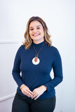 Blusa Donna - Manga longa com Golinha