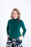 Blusa Donna - Manga longa com Golinha
