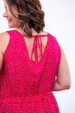 Vestido Regata Longuete com Decote V em Viscolinho Gabriela
