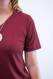 Blusa em Malha Canelada Fernanda