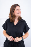 Conjunto Salvador - Bermudinha e Blusa em Linho Light