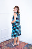 Vestido Malha Confort Regata Midi Sofia