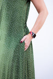 Vestido Regata Longuete com Decote V em Viscolinho Gabriela