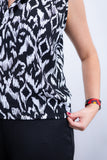 Blusa Júlia – Em Crepe com Detalhes Laterais