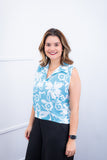Blusa Júlia – Em Crepe com Detalhes Laterais