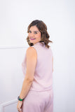 Blusa Júlia – Em Linho Light com Detalhes Laterais