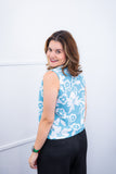 Blusa Júlia – Em Crepe com Detalhes Laterais