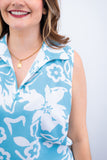 Blusa Júlia – Em Crepe com Detalhes Laterais