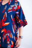 Kimono Brasil - Manga Ampla em Viscolinho