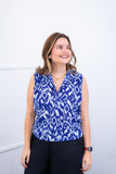 Blusa Júlia – Em Crepe com Detalhes Laterais