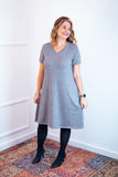 Vestido Lãzinha Evasê Decote V Yasmin