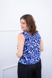 Blusa Júlia – Em Crepe com Detalhes Laterais