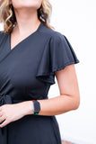 Vestido Malha Confort Manga Envelope Havaí