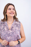 Blusa Júlia – Em Crepe com Detalhes Laterais