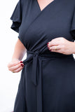 Vestido Malha Confort Manga Envelope Havaí