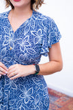 Vestido Malha Confort Manga Envelope Havaí