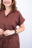 Conjunto Salvador - Bermudinha e Blusa em Linho Light