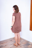 Vestido Laura - Evasê Decote V em Viscolycra
