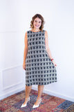 Vestido Malha Confort Regata Midi Sofia