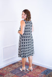 Vestido Malha Confort Regata Midi Sofia