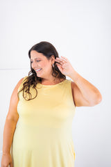 Vestido Sofia - Malha Confort Regata Midi