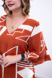Vestido Decote V Manga Morcego em Viscolinho Sabrina