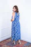 Vestido Regata Longuete com Decote V em Viscolinho Gabriela