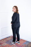 Conjunto Lãzinha Gola Redonda Calça Jogger Com Bolsos Copenhaguen
